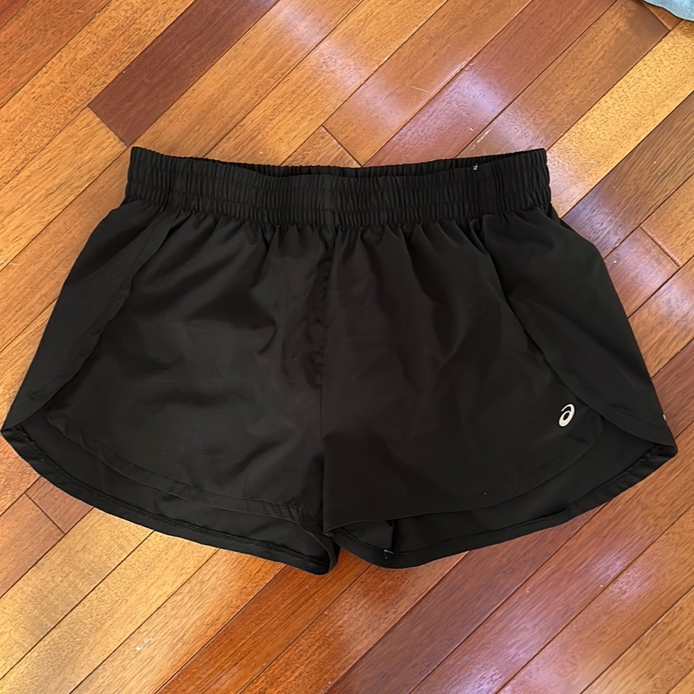 Stretchy Black Athletic Shorts - Size XL